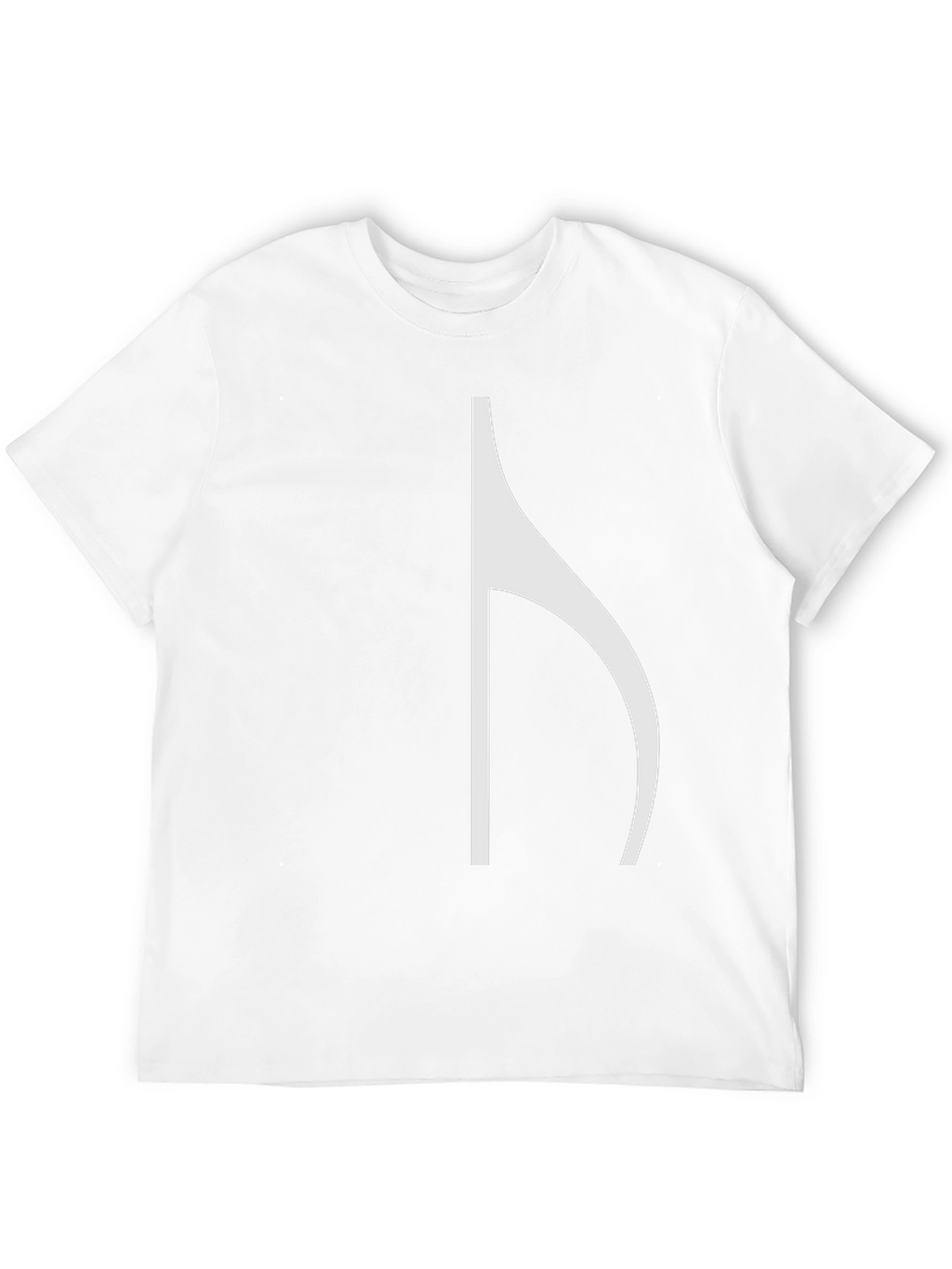 Black T-Shirt with Unique Music Note Graphic