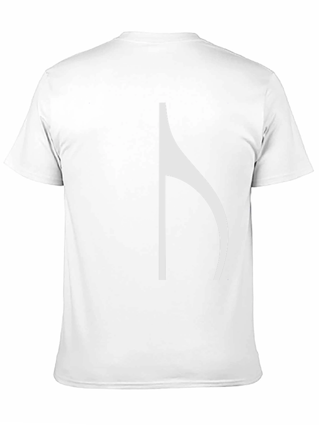 Black T-Shirt with Unique Music Note Graphic