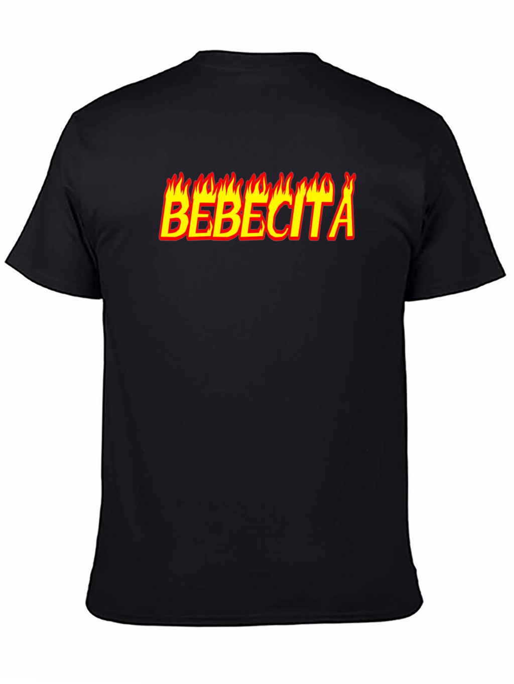 Bebe-cita Flame Graphic Tee - Bold Black T-Shirt