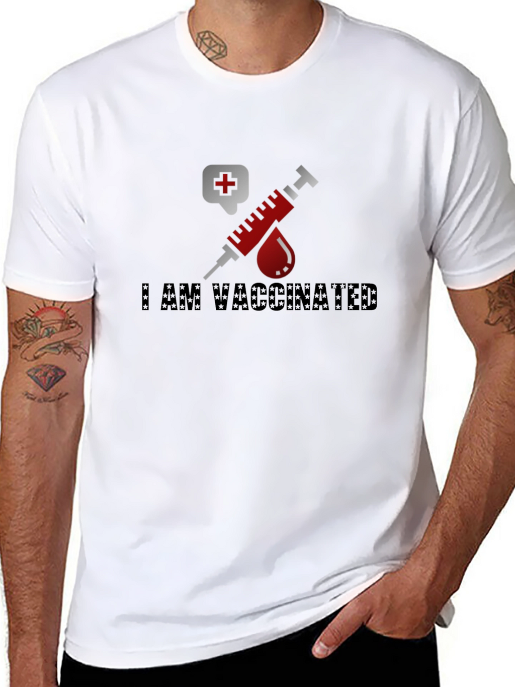 I Am Vaccinated Graphic T-Shirt