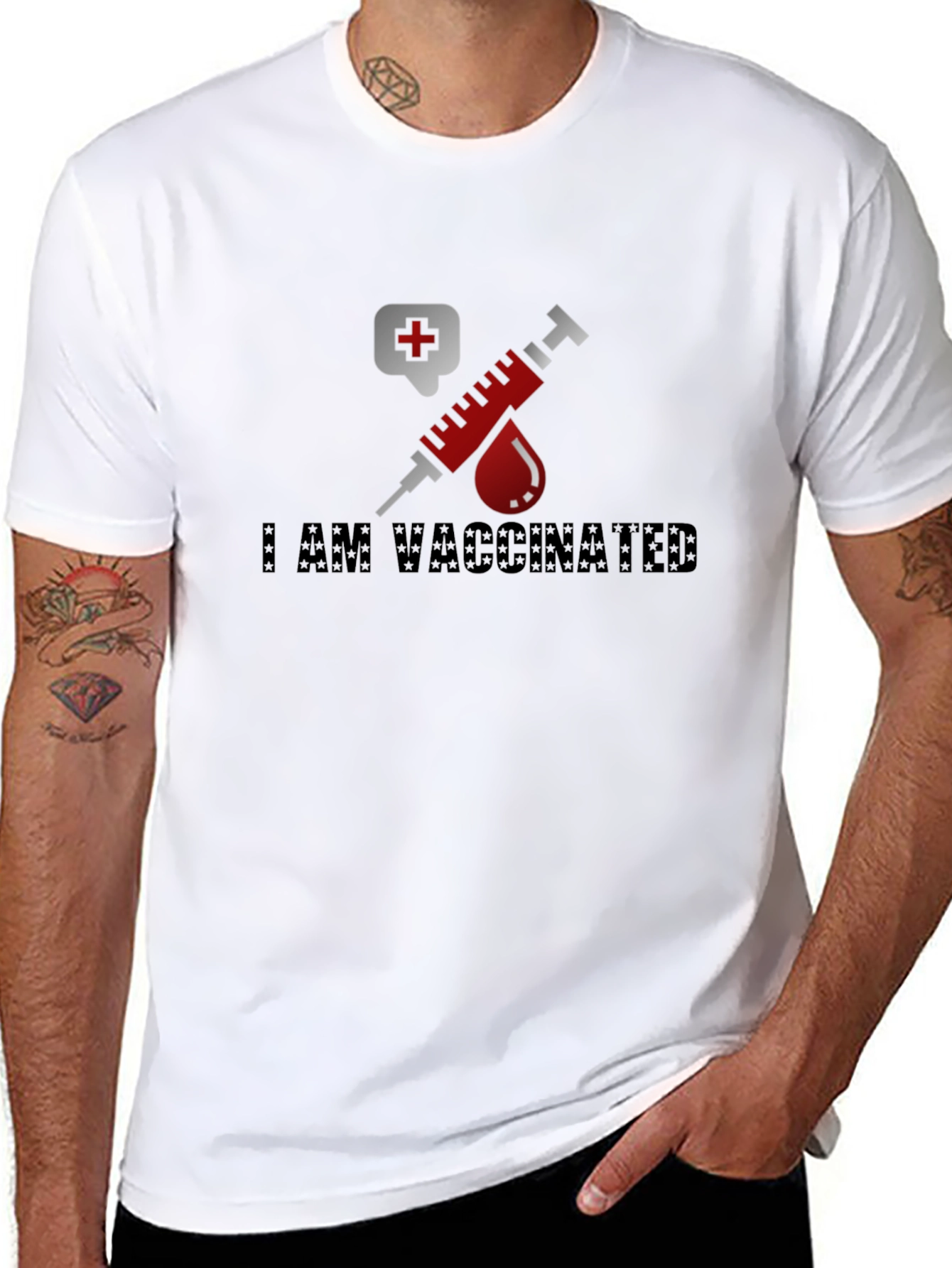 I Am Vaccinated Graphic T-Shirt