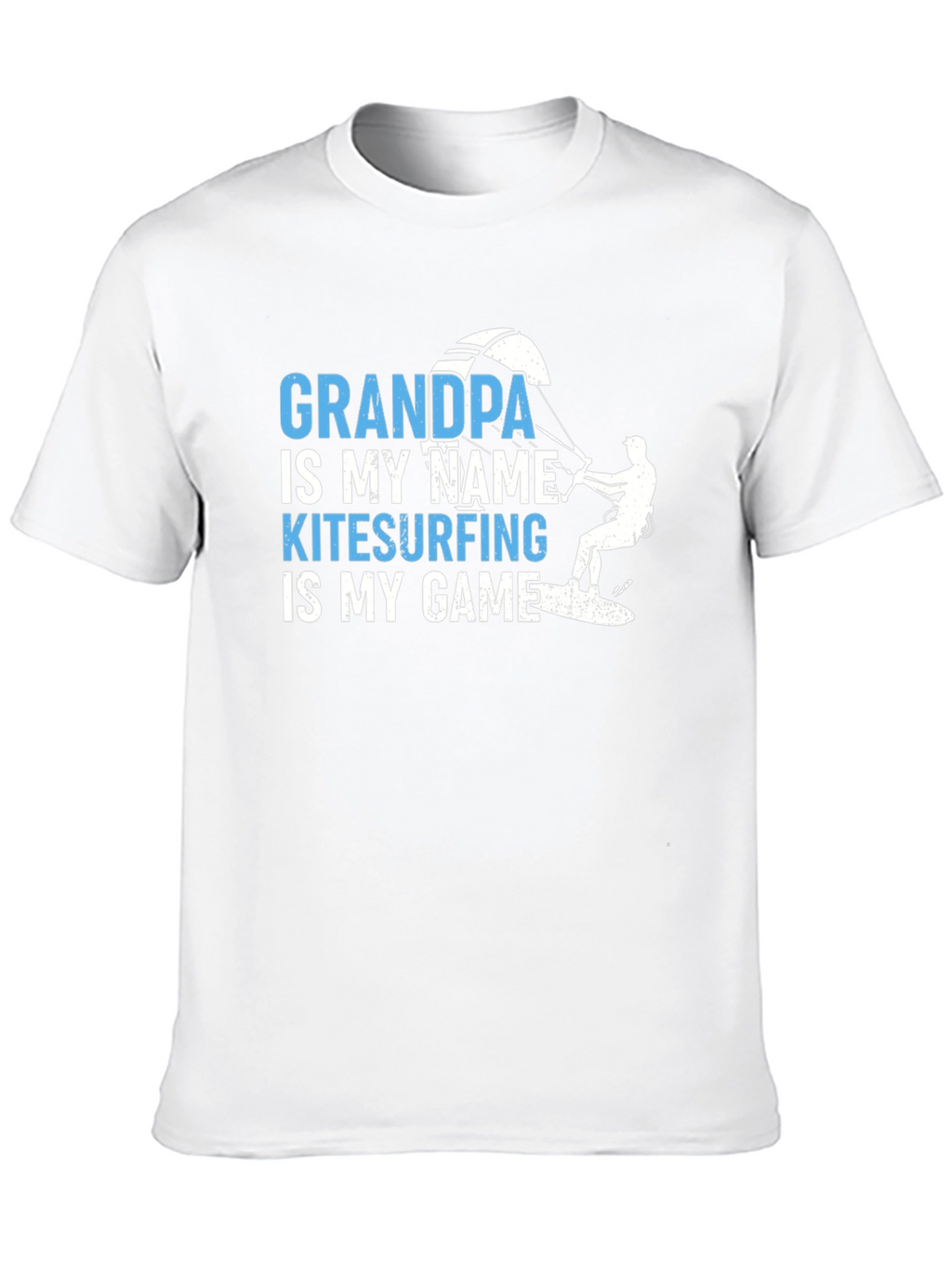 Grandpa Kitesurfing T-Shirt - Cool Grandfather Gift