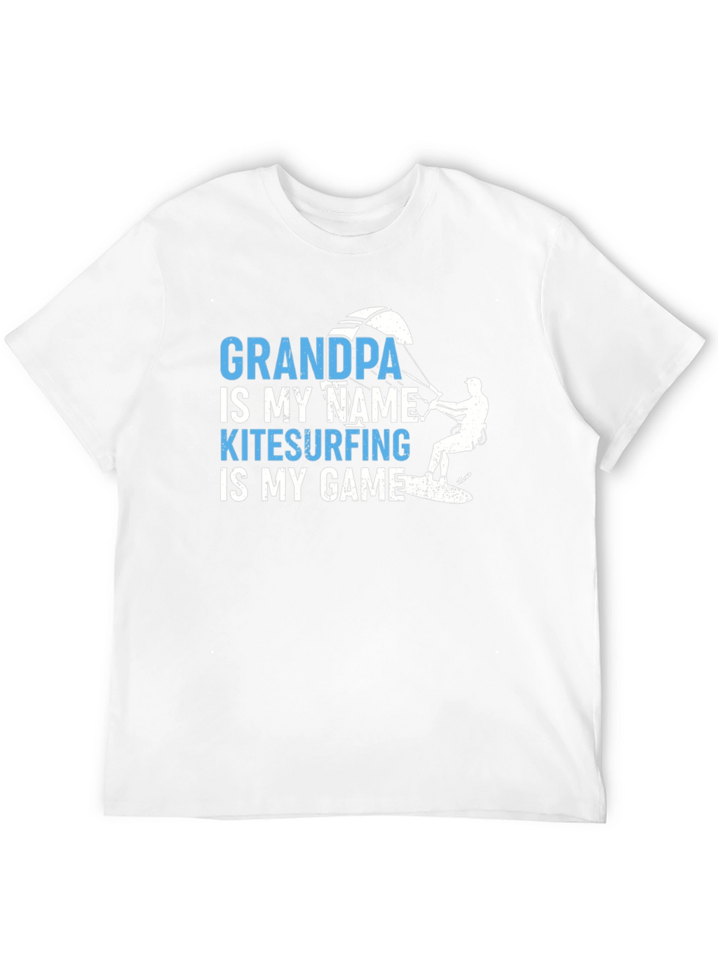 Grandpa Kitesurfing T-Shirt - Cool Grandfather Gift