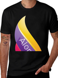 Trendy Alor Logo Black T-Shirt