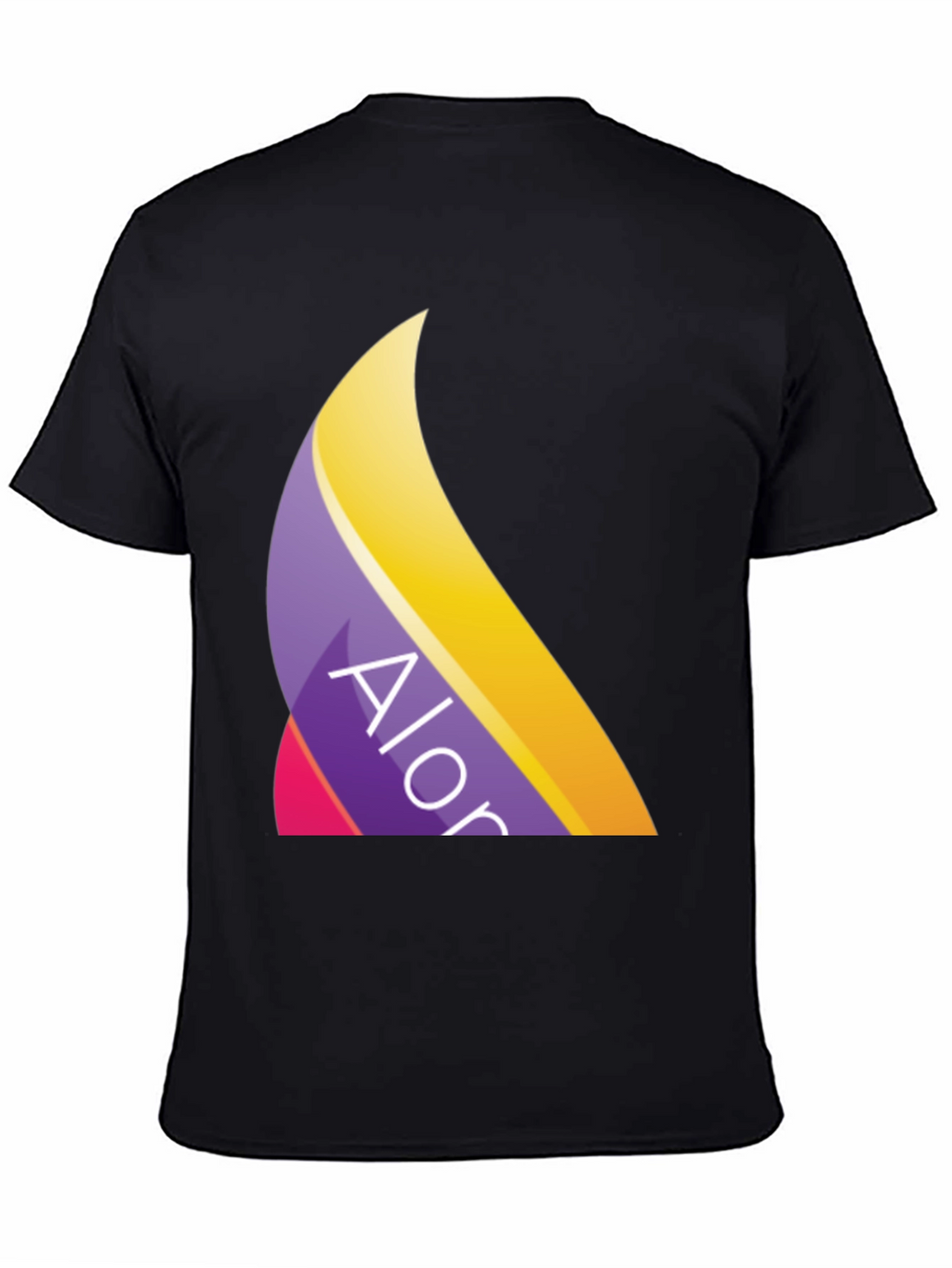 Trendy Alor Logo Black T-Shirt