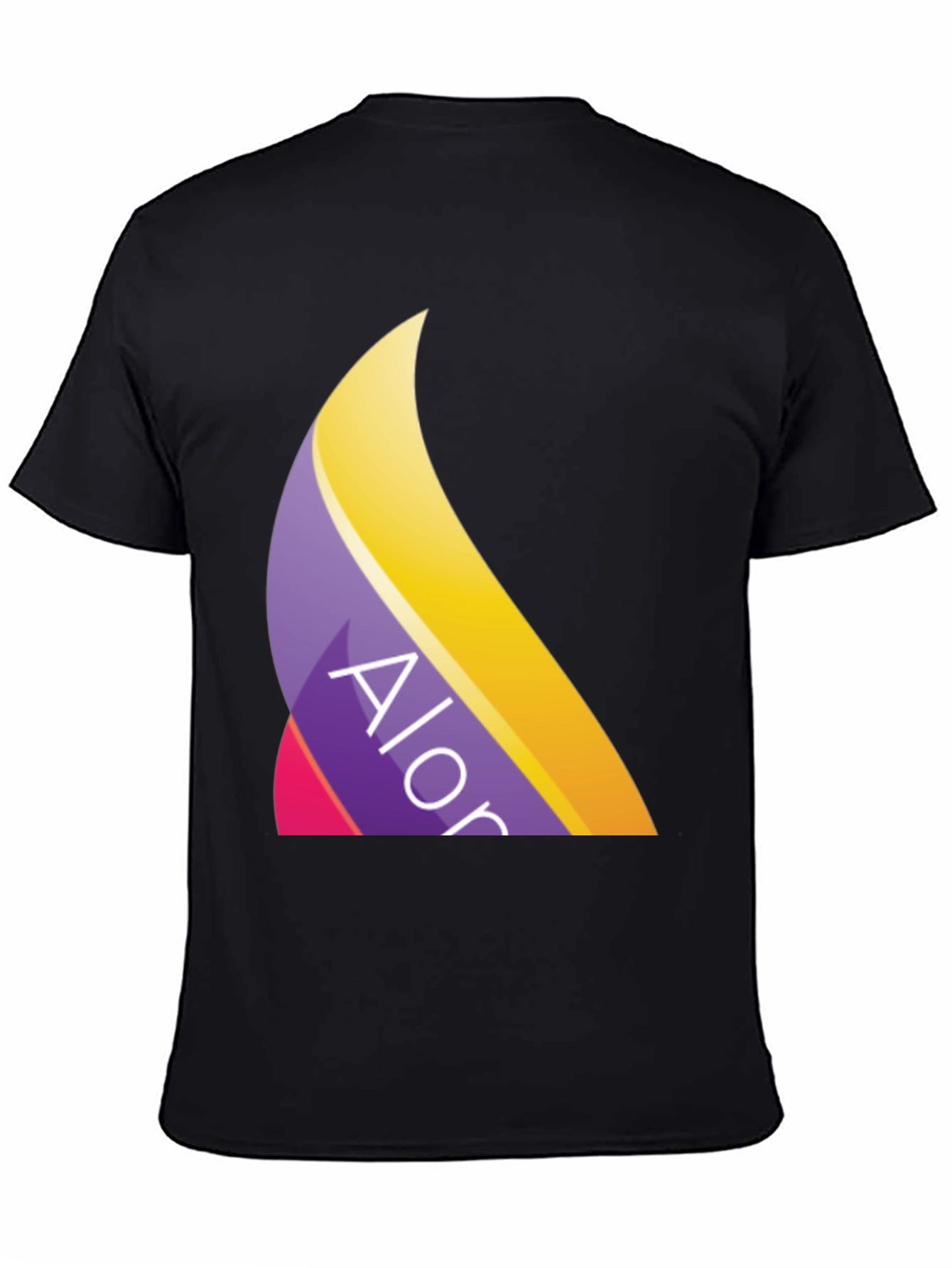 Trendy Alor Logo Black T-Shirt