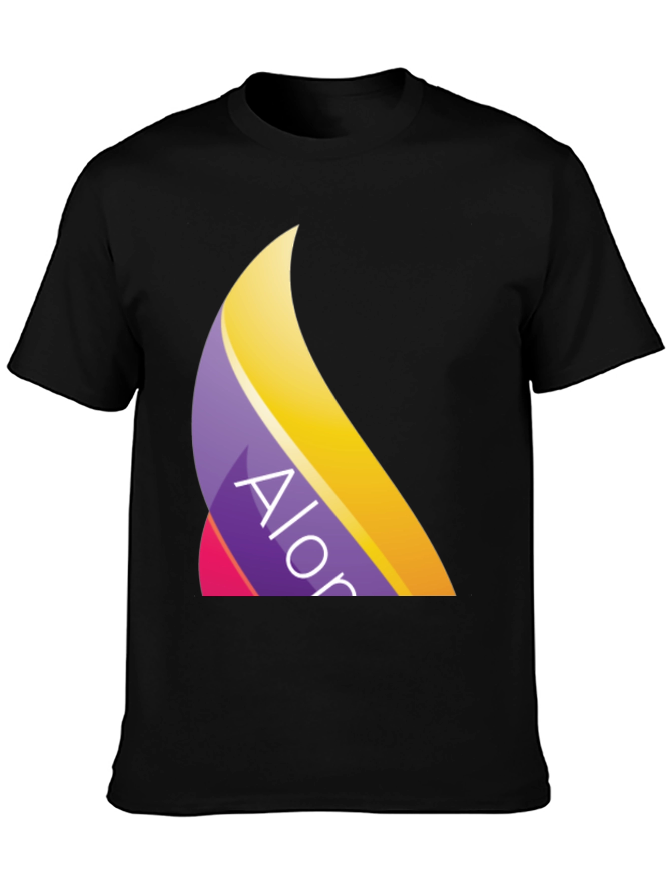 Trendy Alor Logo Black T-Shirt