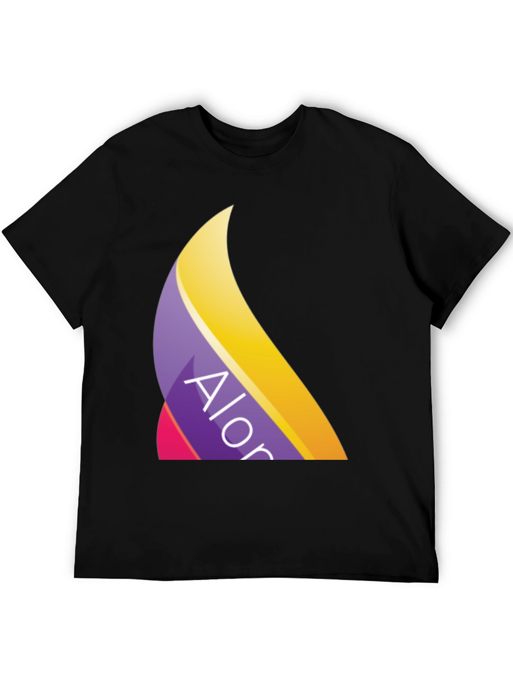 Trendy Alor Logo Black T-Shirt