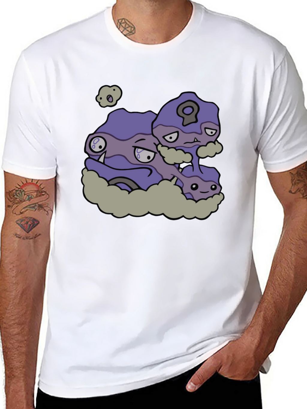 Koffing & Weezing Pokemon Graphic T-Shirt