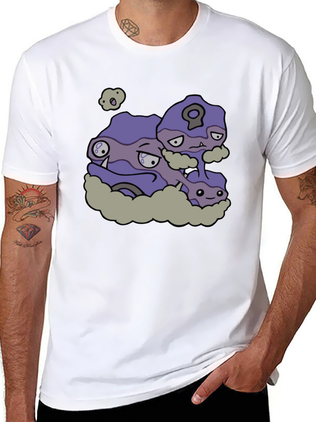 Koffing & Weezing Pokemon Graphic T-Shirt