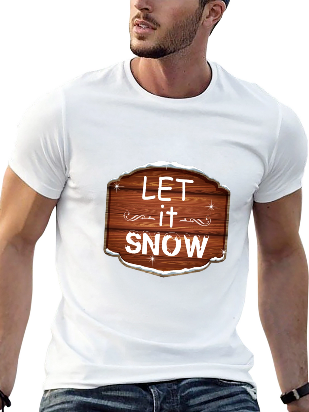Let it Snow Graphic Tee - Festive Holiday Shirt