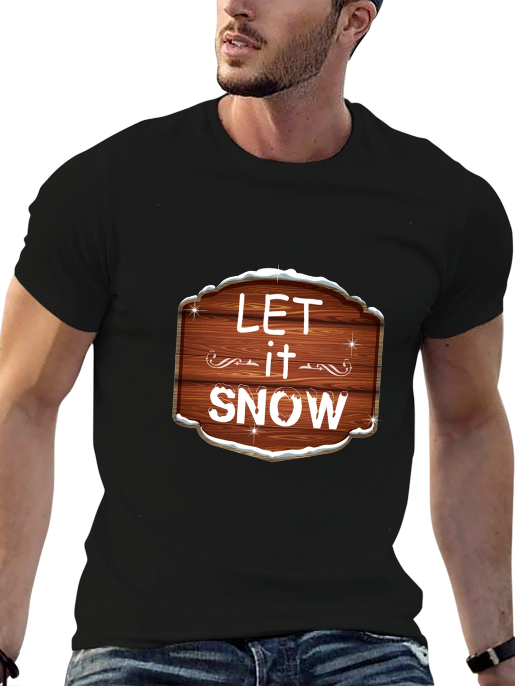 Let it Snow Graphic Tee - Festive Holiday Shirt