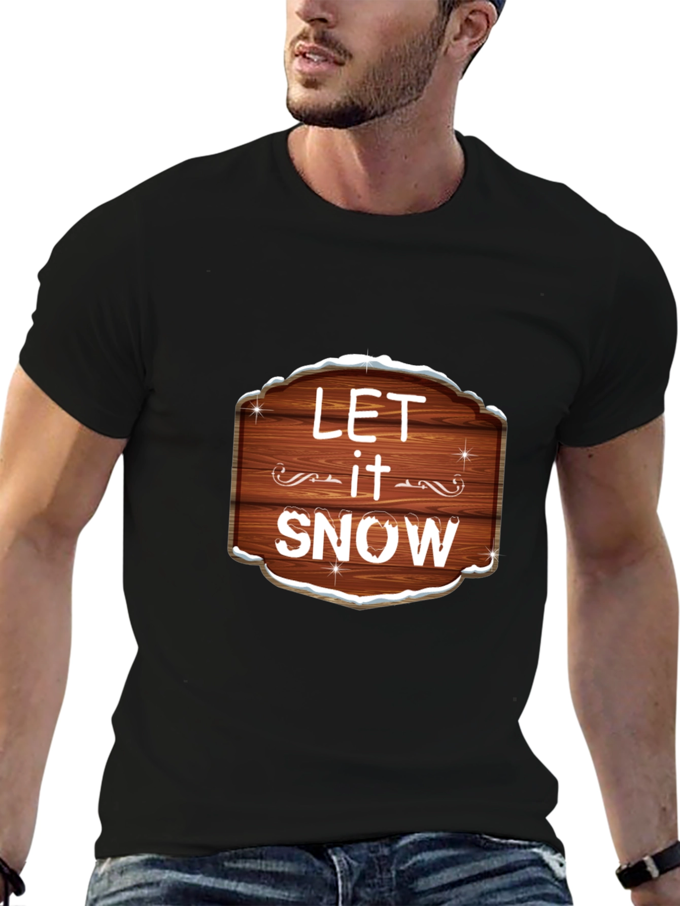 Let it Snow Graphic Tee - Festive Holiday Shirt