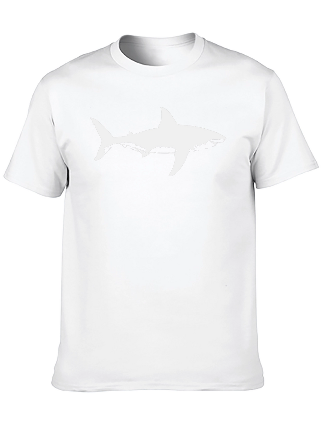 Cool Shark Graphic Tee - Black Cotton T-Shirt