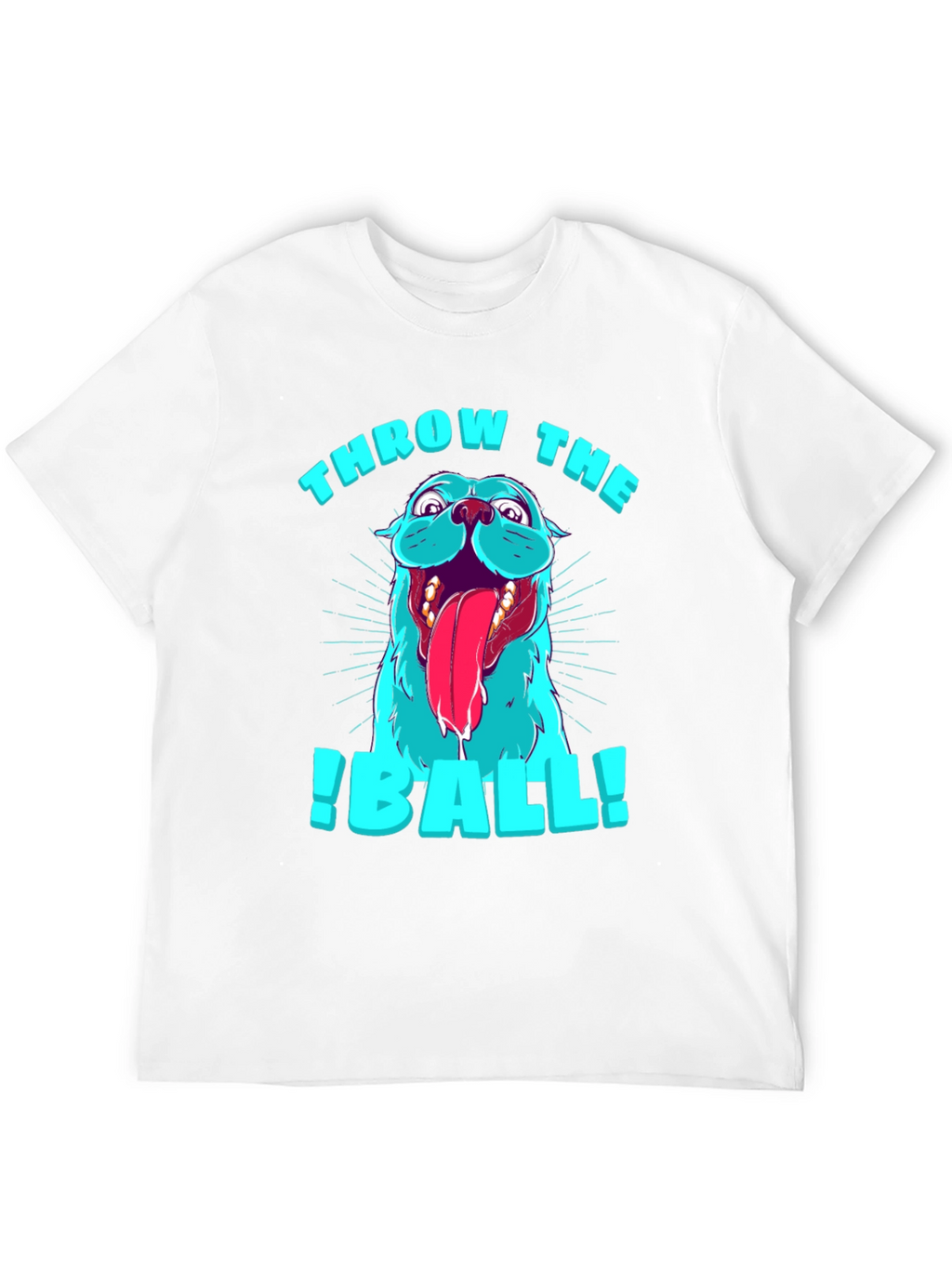 Throw The Ball Dog Graphic T-Shirt