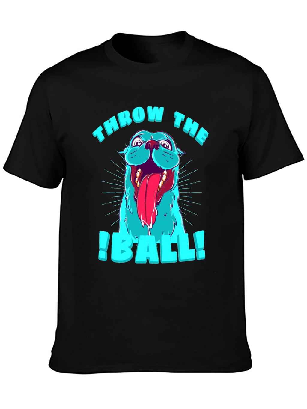 Throw The Ball Dog Graphic T-Shirt