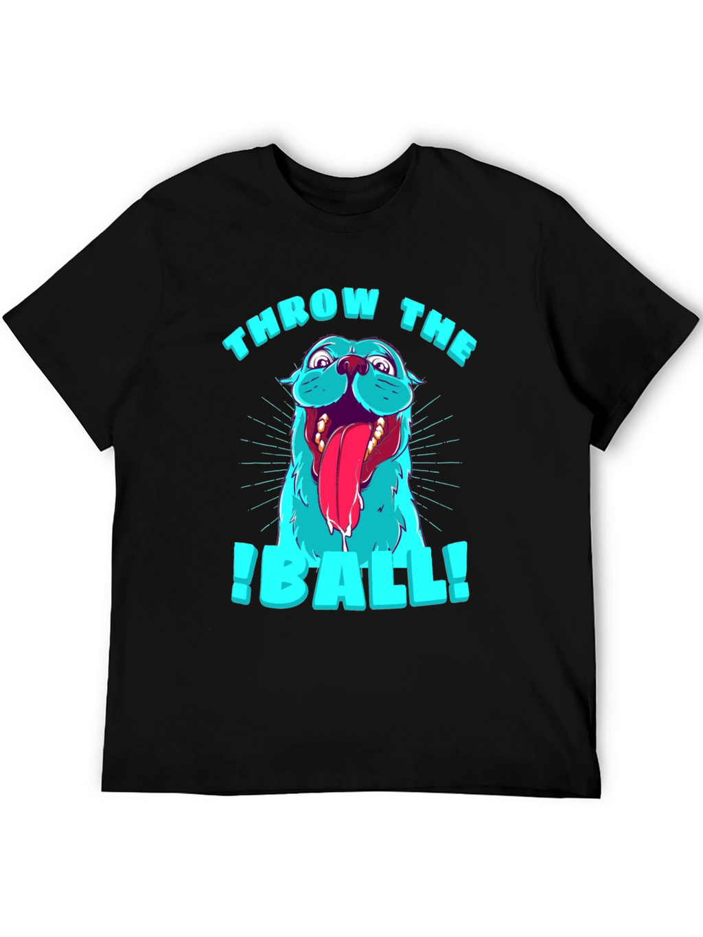Throw The Ball Dog Graphic T-Shirt