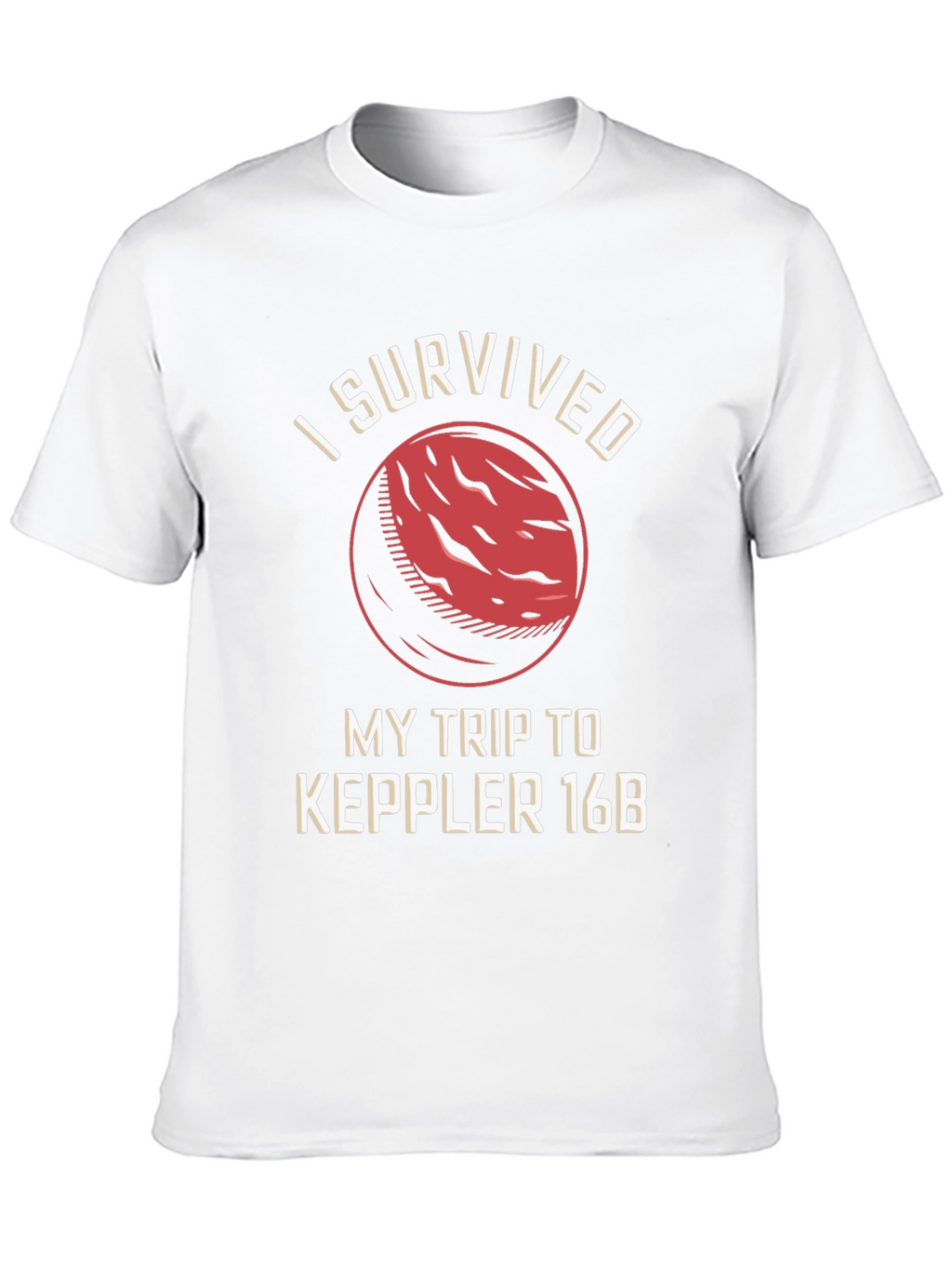 I Survived Kepler 16B Black T-Shirt