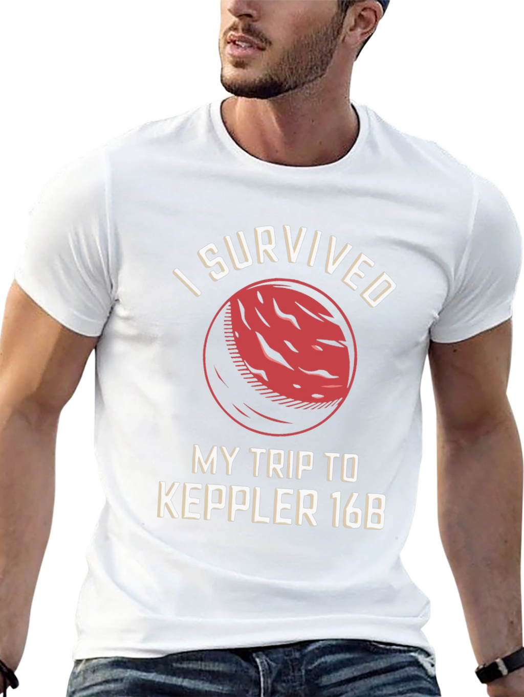 I Survived Kepler 16B Black T-Shirt