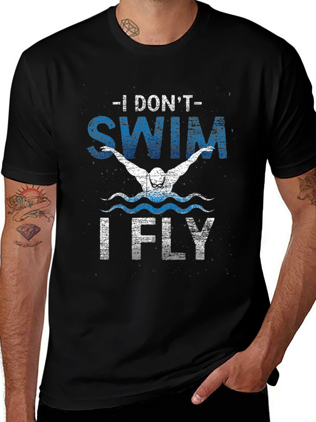 I Dont Swim I Fly Mens T-Shirt