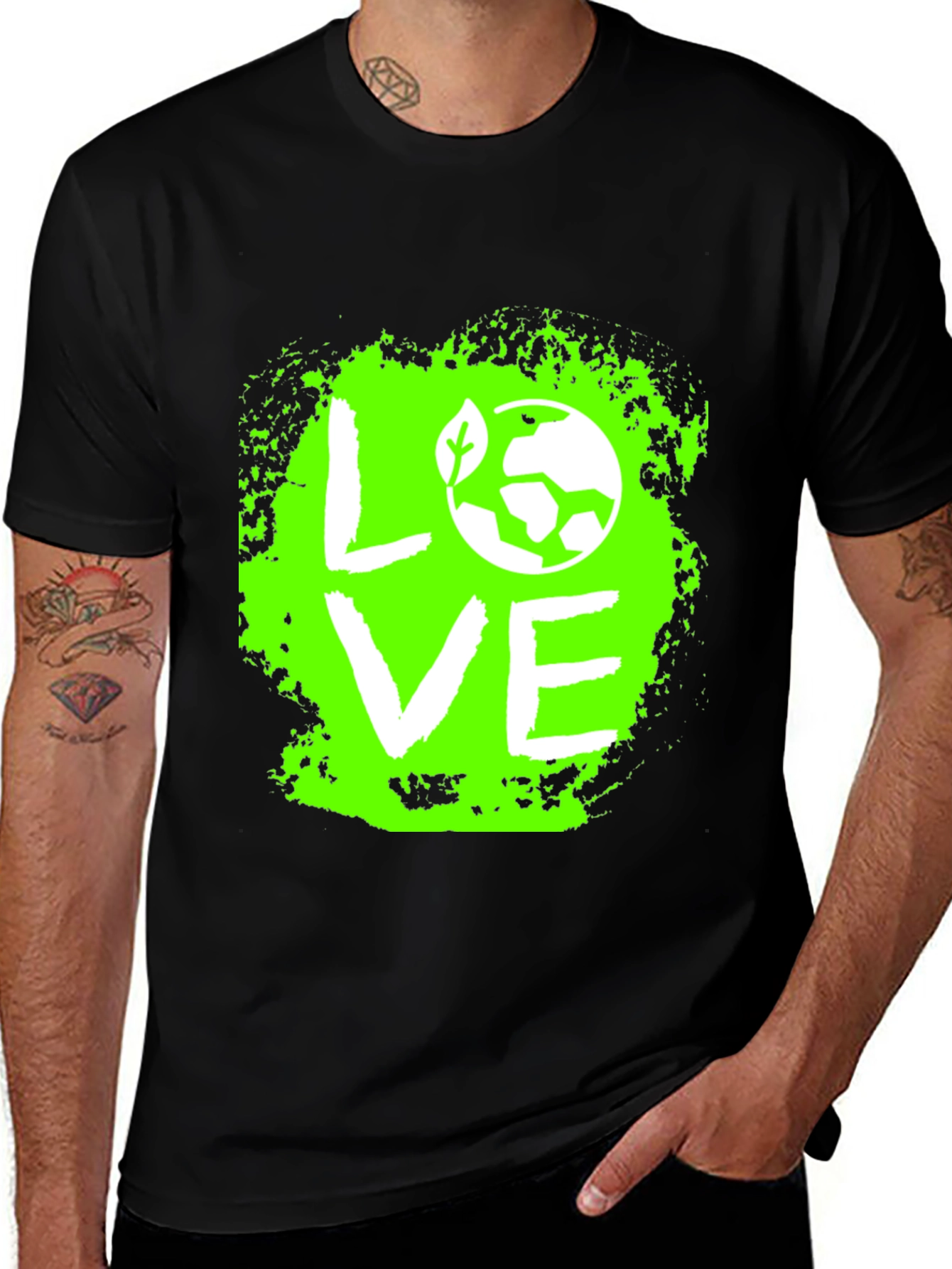 Love the Earth Graphic Tee - Eco-Friendly Design