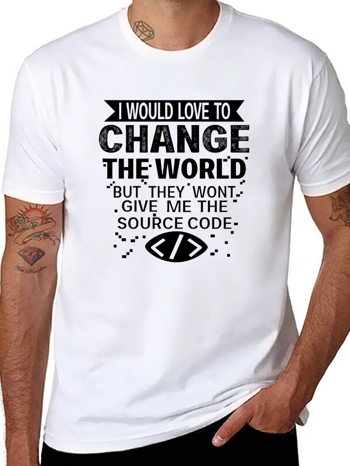 Change The World Source Code T-Shirt