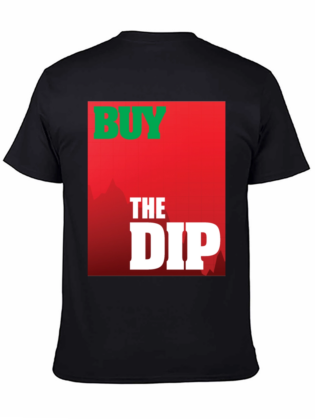 Buy the Dip Graphic Tee - Black Cotton T-Shirt