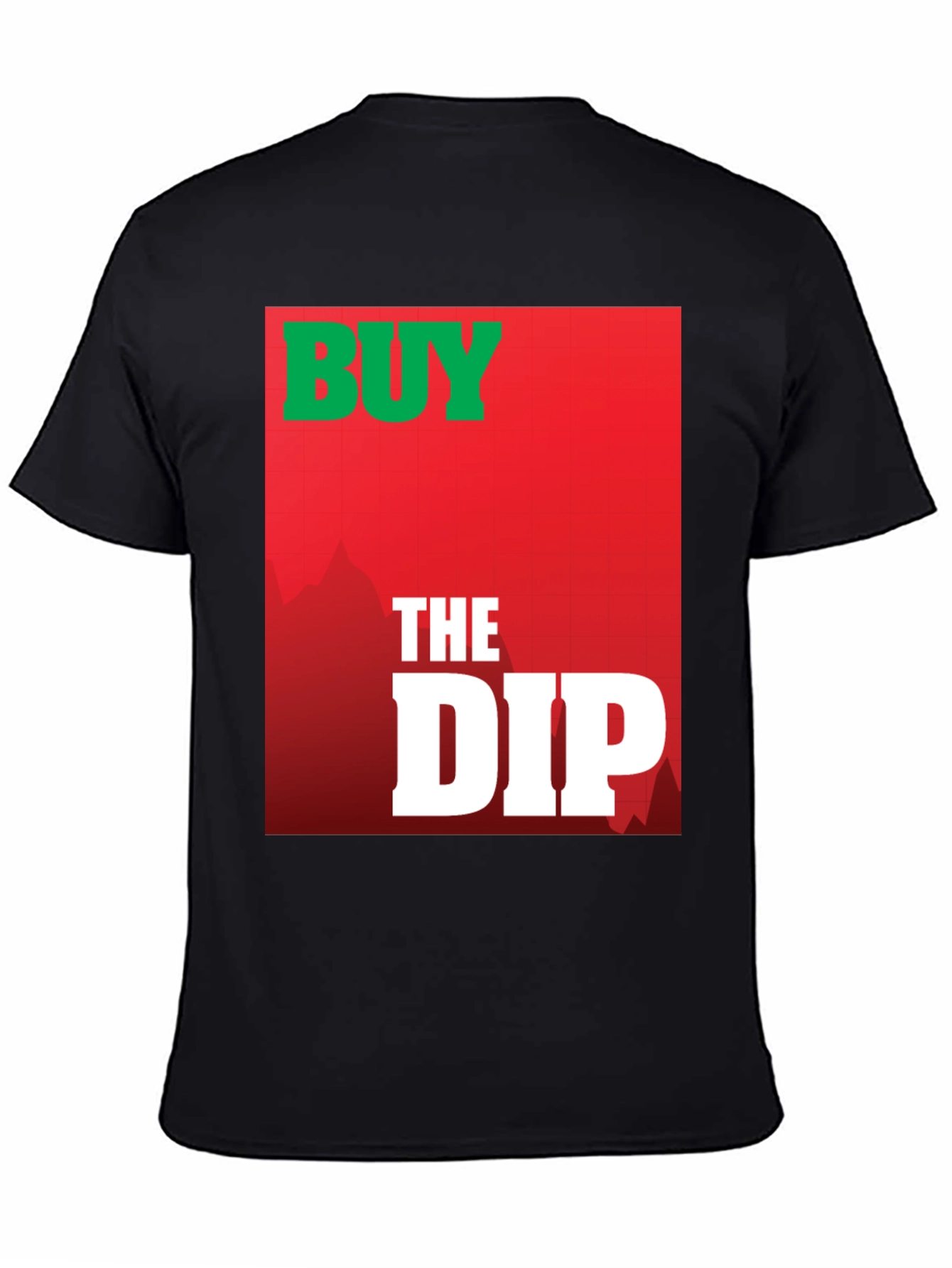 Buy the Dip Graphic Tee - Black Cotton T-Shirt