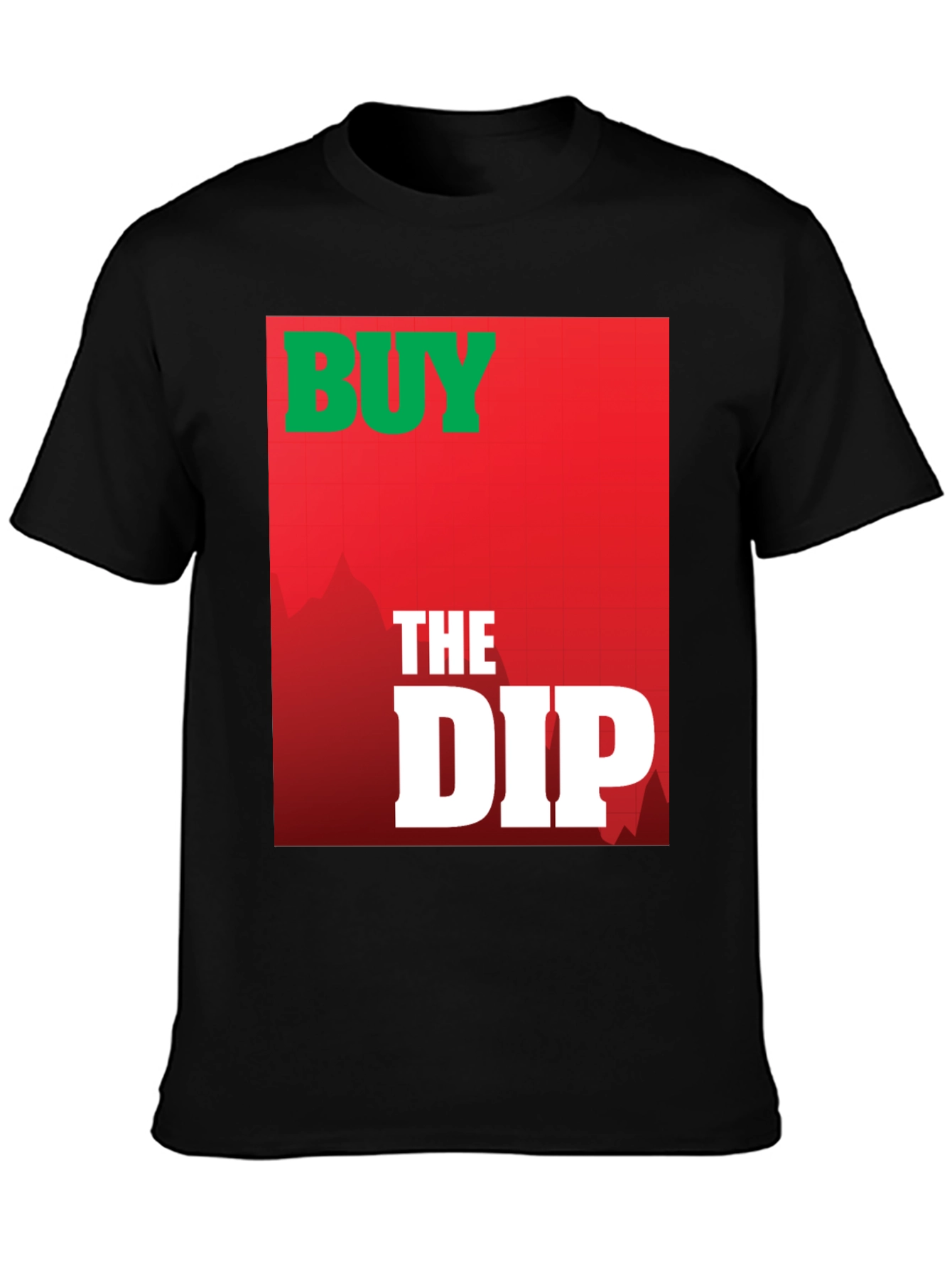 Buy the Dip Graphic Tee - Black Cotton T-Shirt