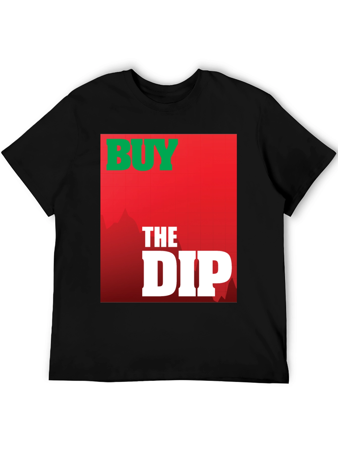 Buy the Dip Graphic Tee - Black Cotton T-Shirt