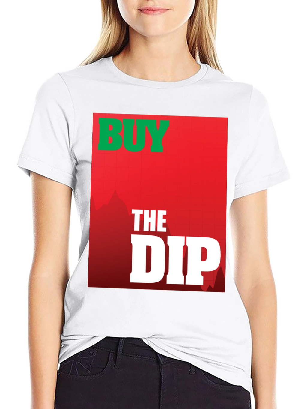 Buy the Dip Graphic Tee - Black Cotton T-Shirt