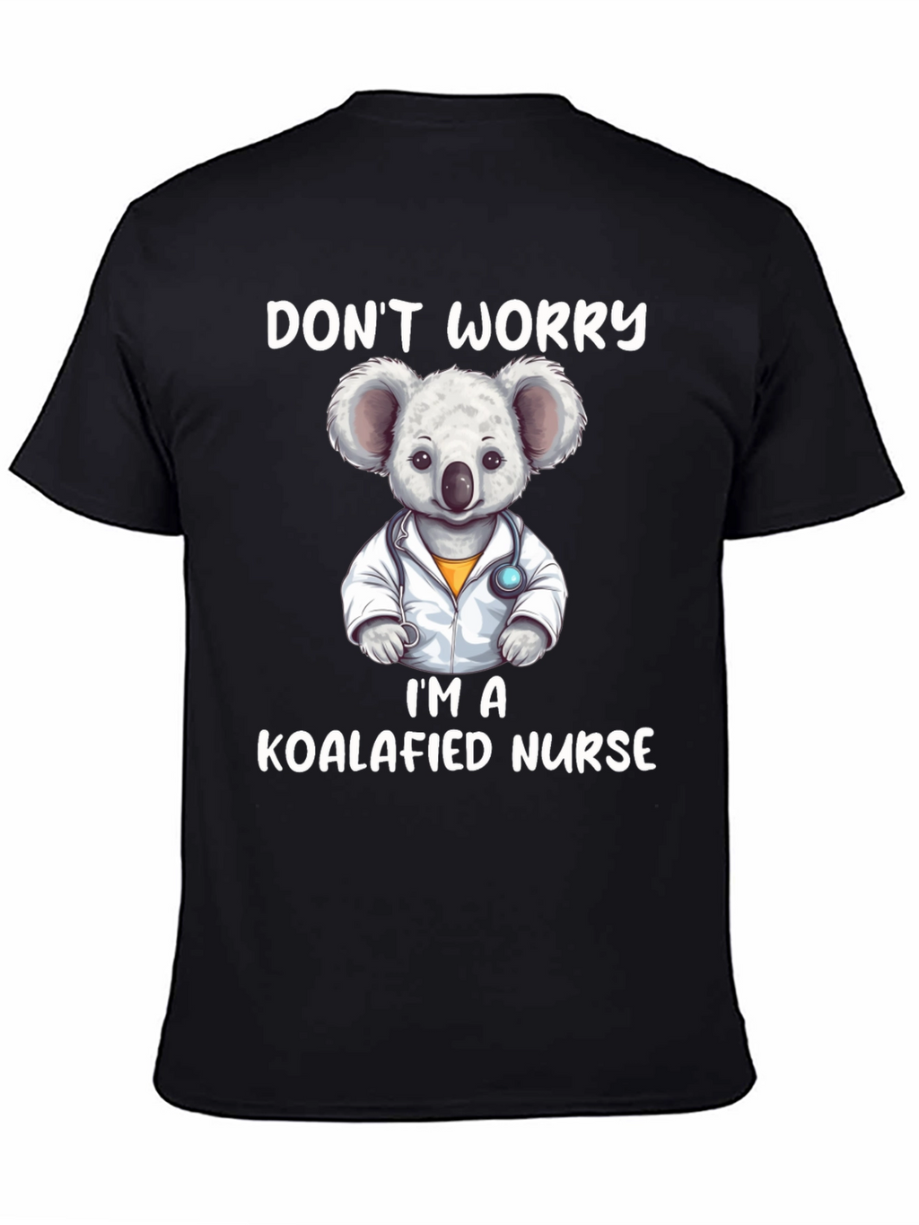 Koalafied Nurse Graphic Tee - Cute Koala Design