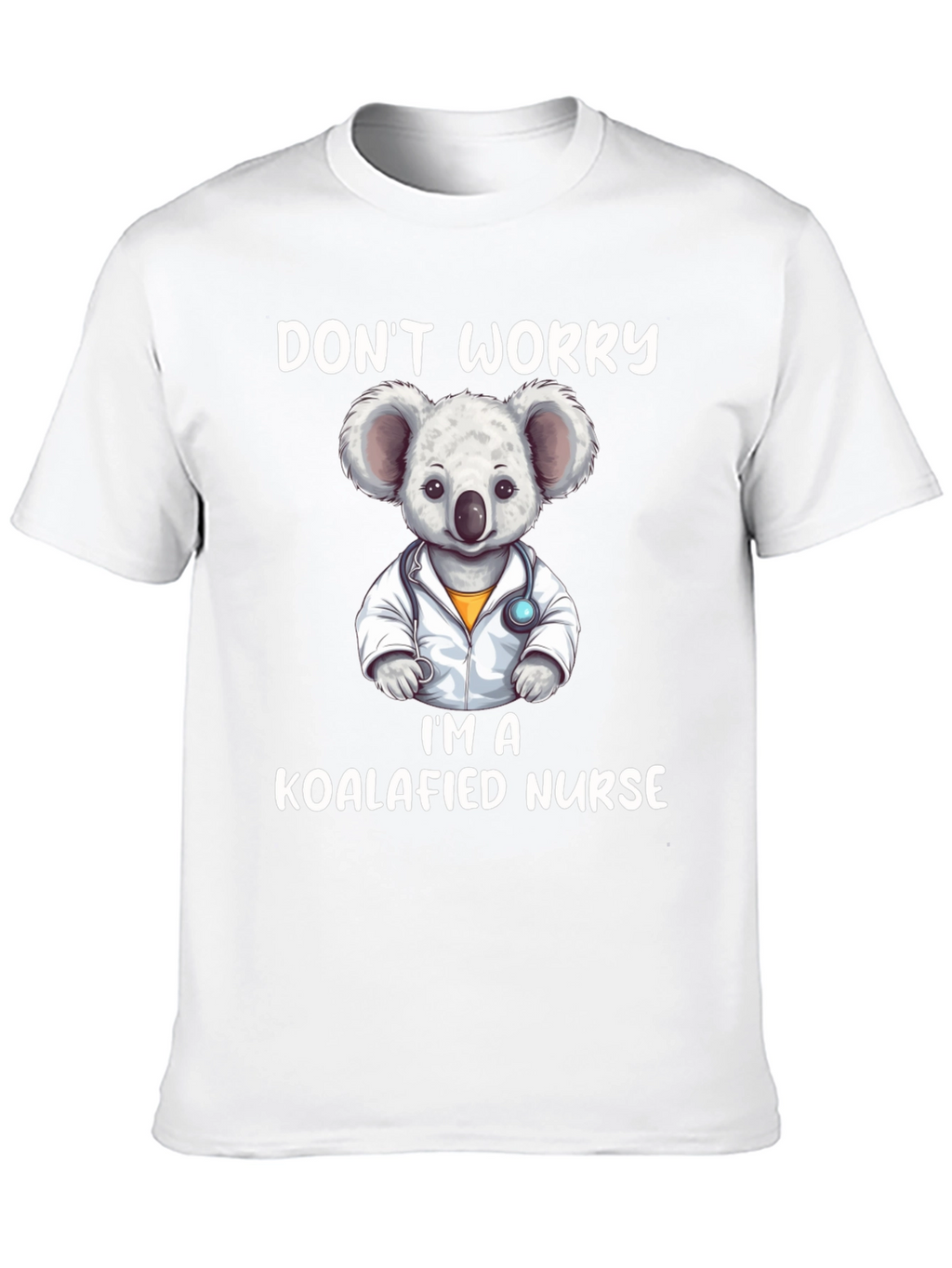 Koalafied Nurse Graphic Tee - Cute Koala Design
