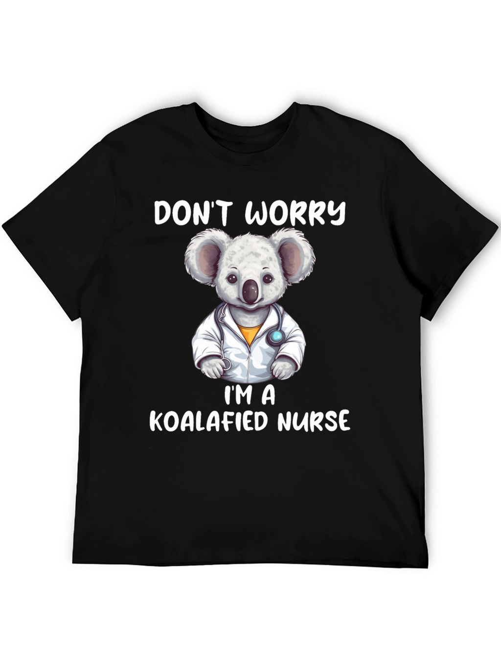 Koalafied Nurse Graphic Tee - Cute Koala Design