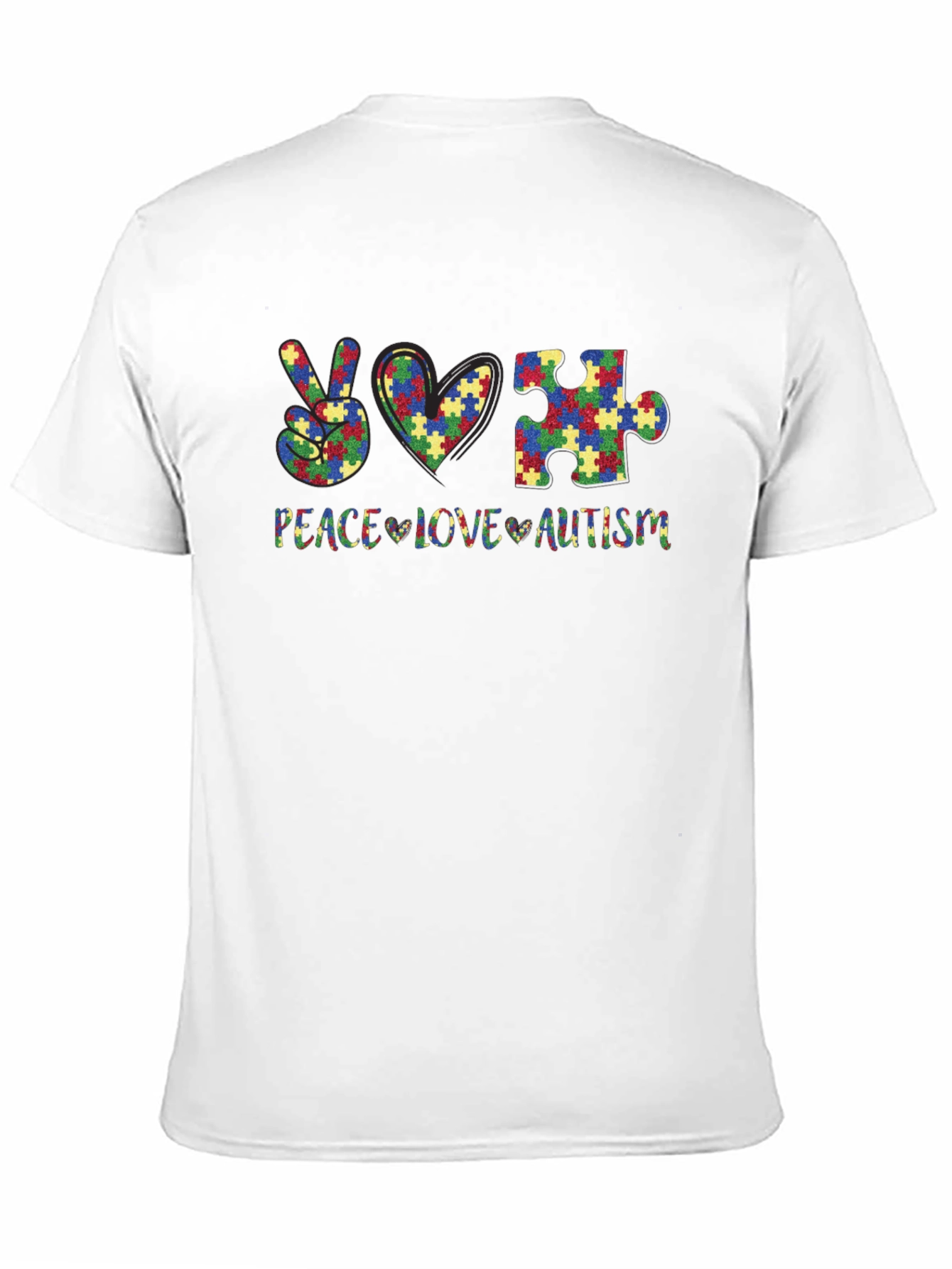 Peace Love Autism Awareness T-Shirt