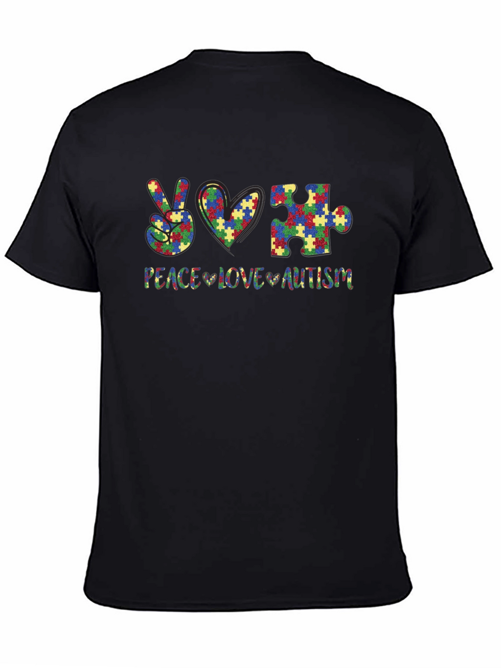 Peace Love Autism Awareness T-Shirt