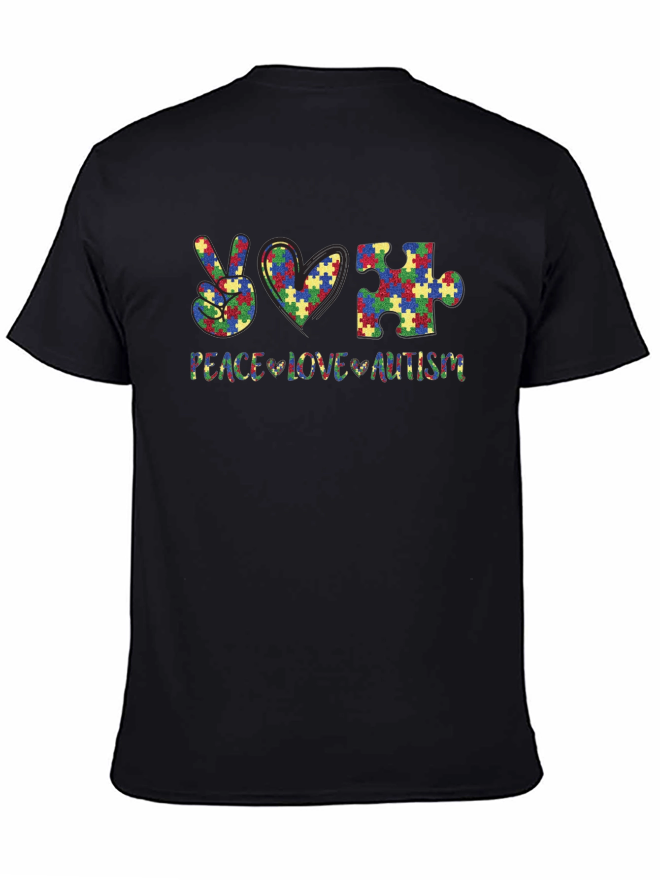 Peace Love Autism Awareness T-Shirt