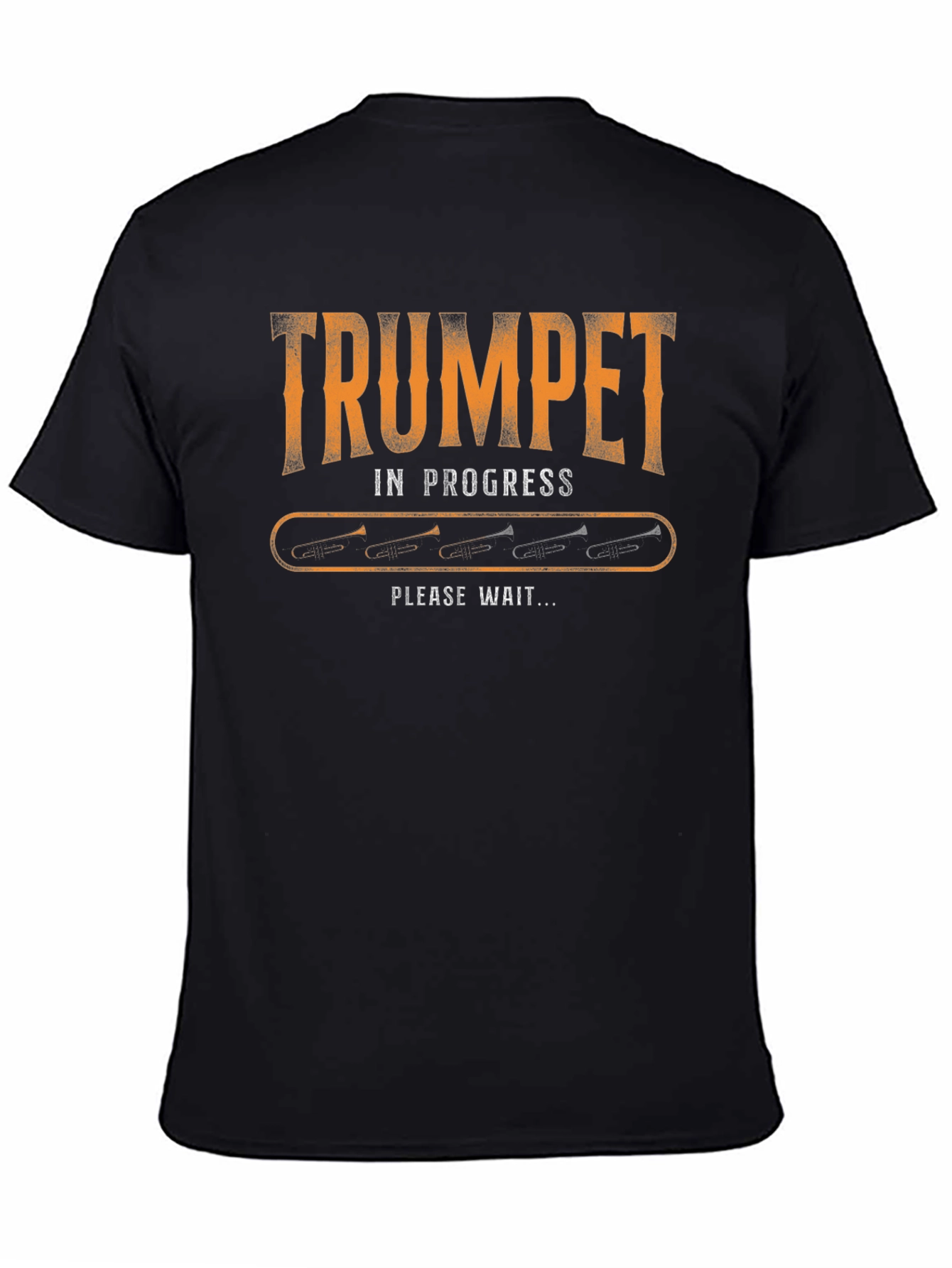 Trumpet in Progress Loading T-Shirt - Musician Humor