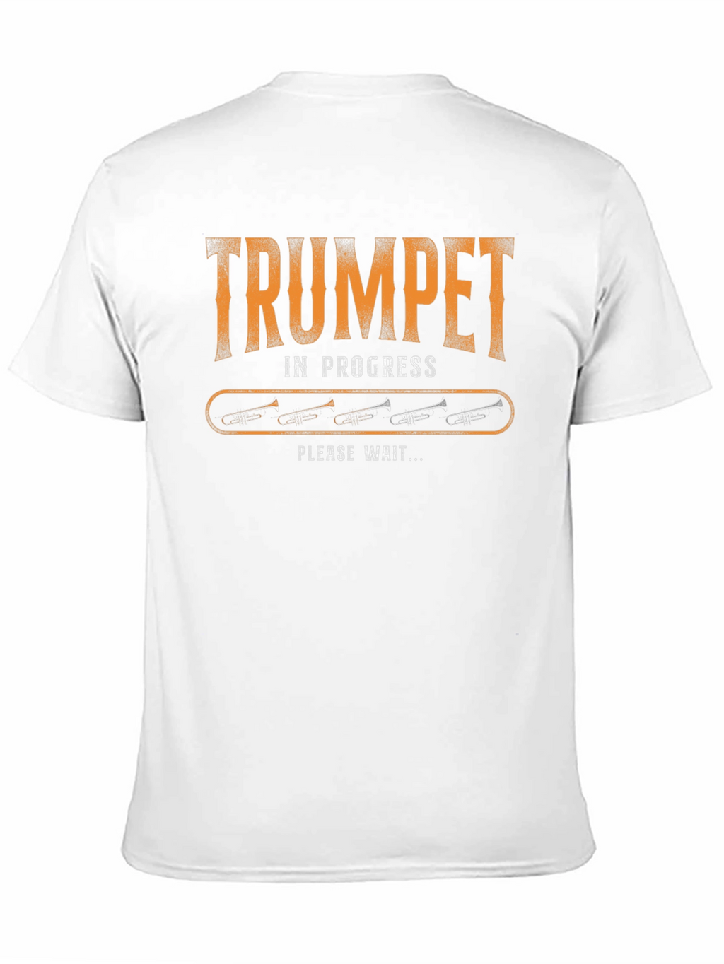 Trumpet in Progress Loading T-Shirt - Musician Humor