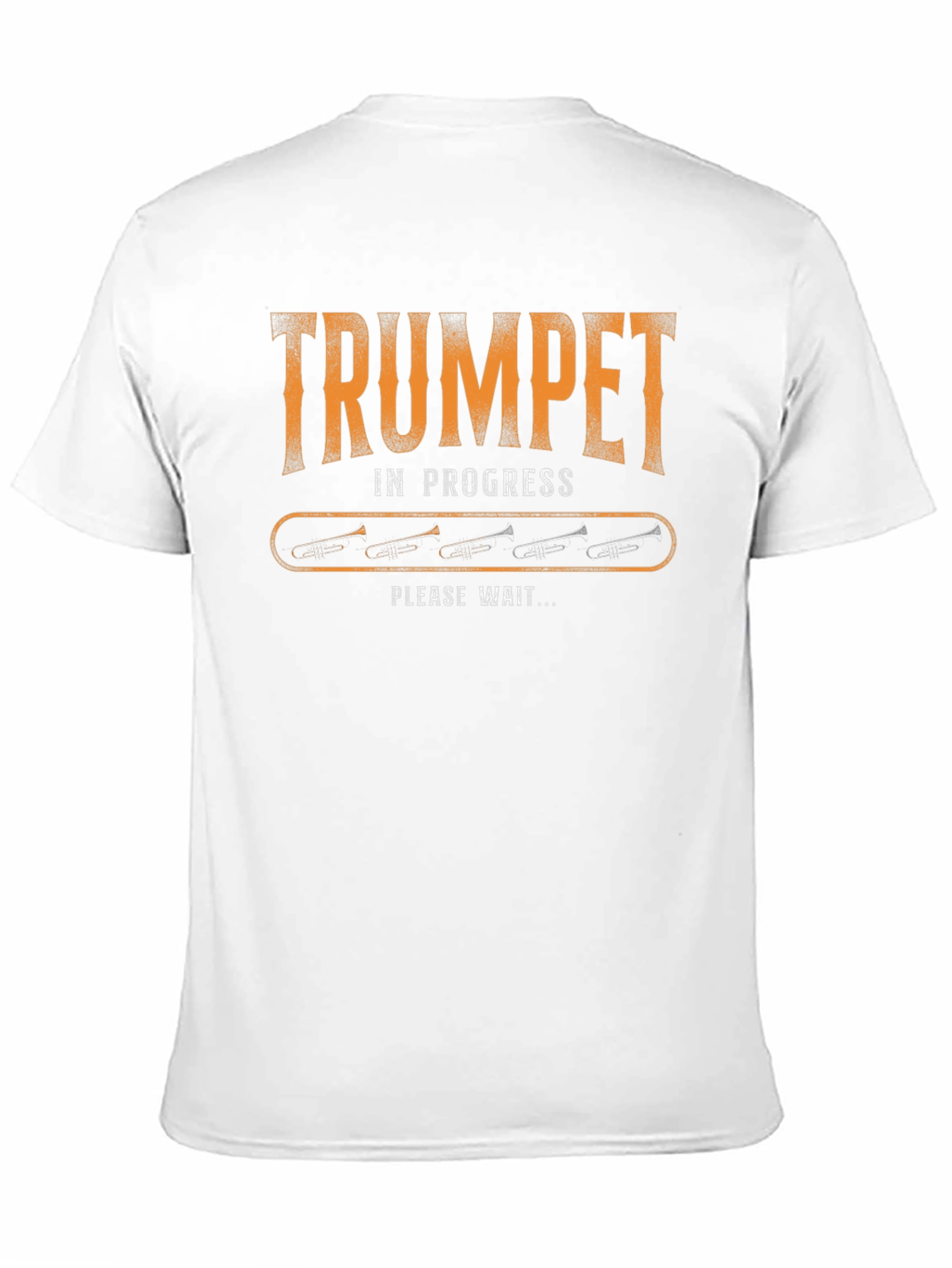 Trumpet in Progress Loading T-Shirt - Musician Humor