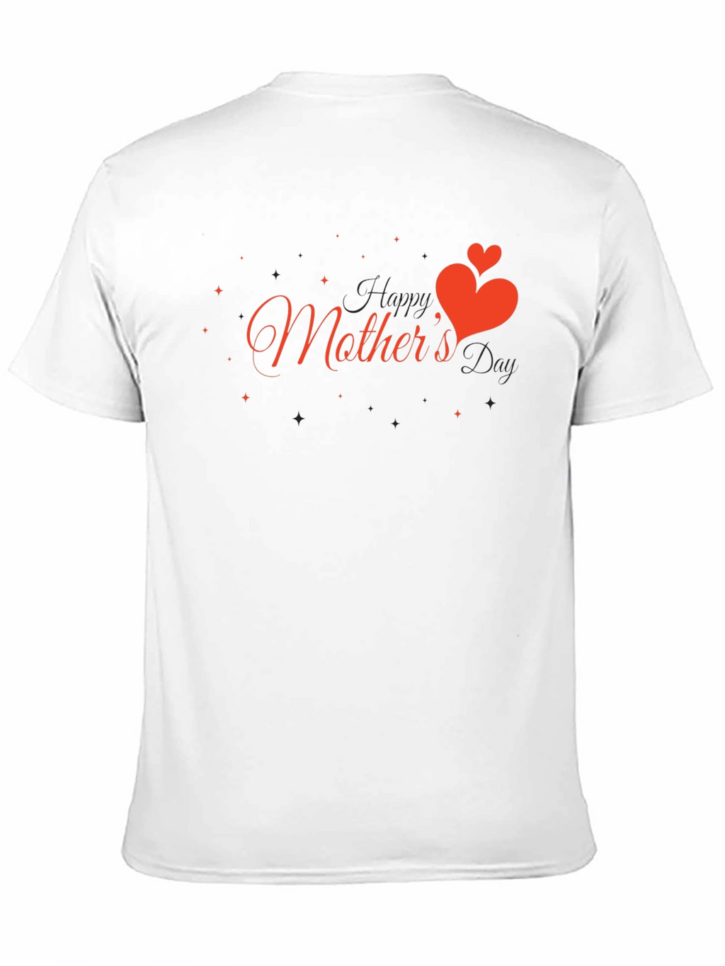 Happy Mothers Day T-Shirt - Heart Design