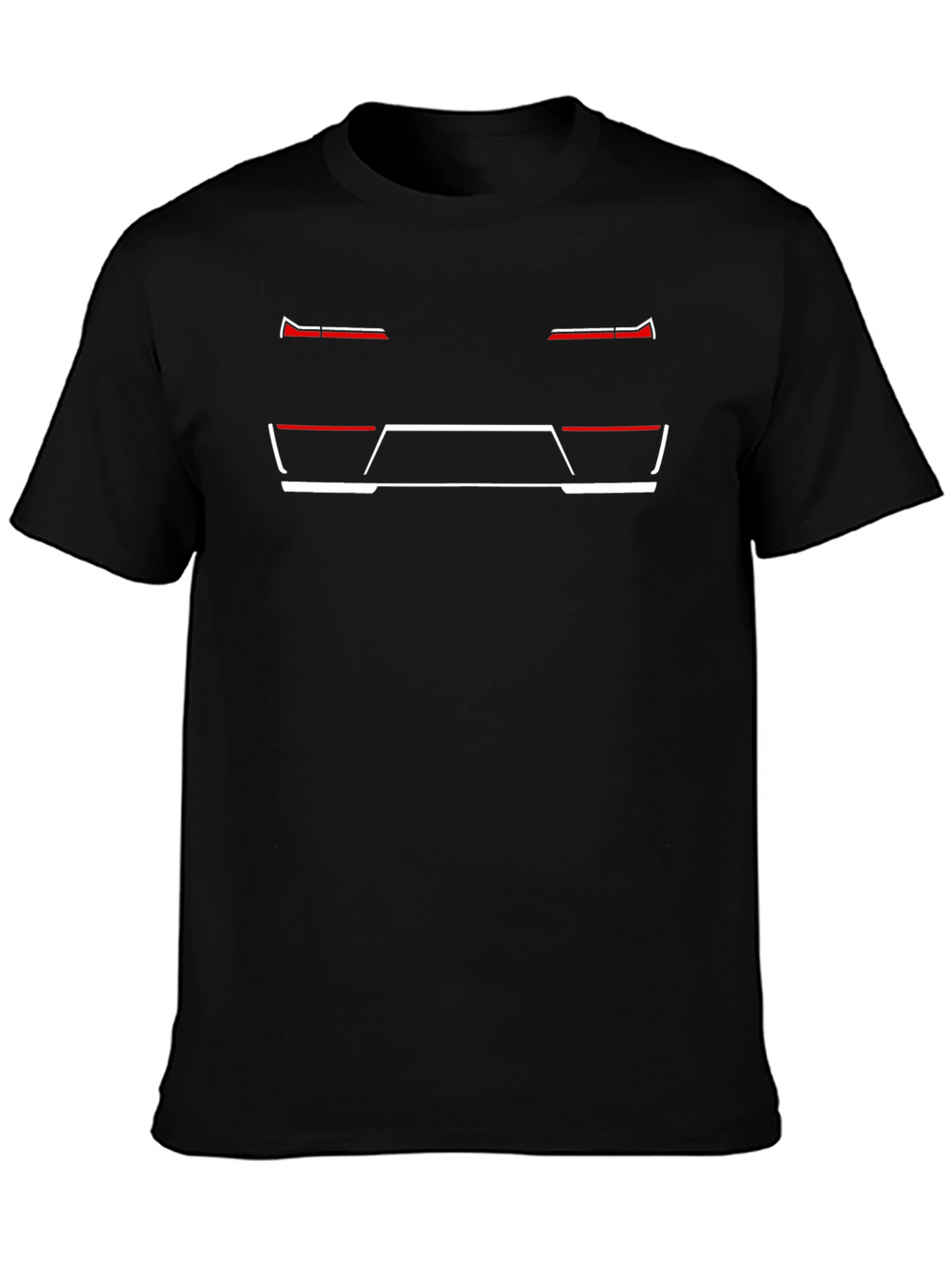 Sleek Car Silhouette Graphic Tee - Modern Automotive Style