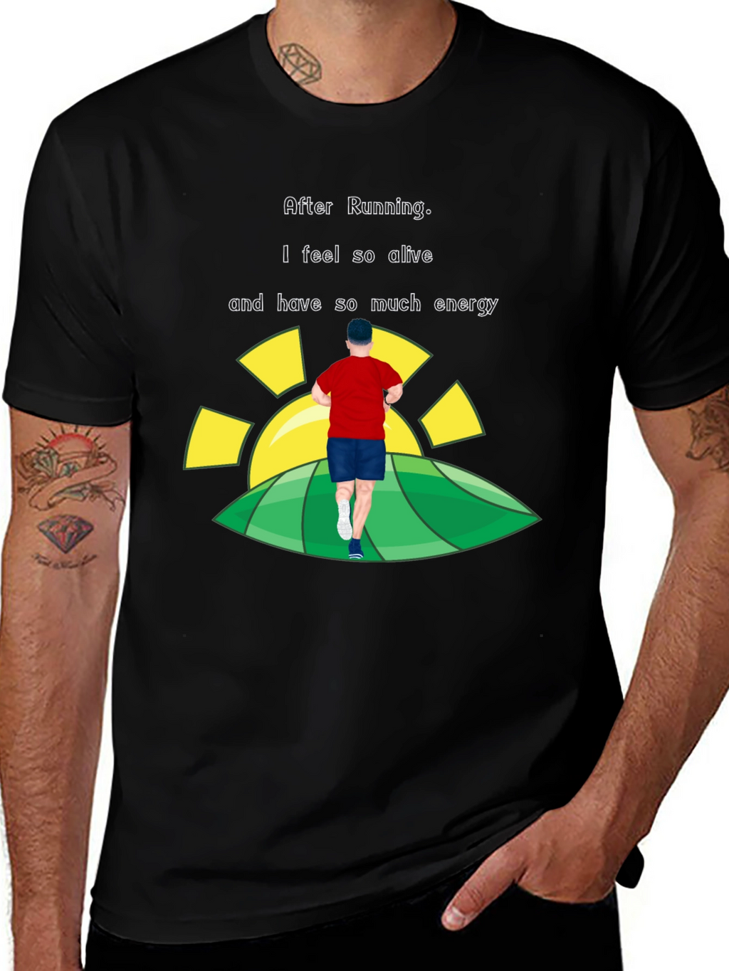 After Running Tee: Alive & Energetic
