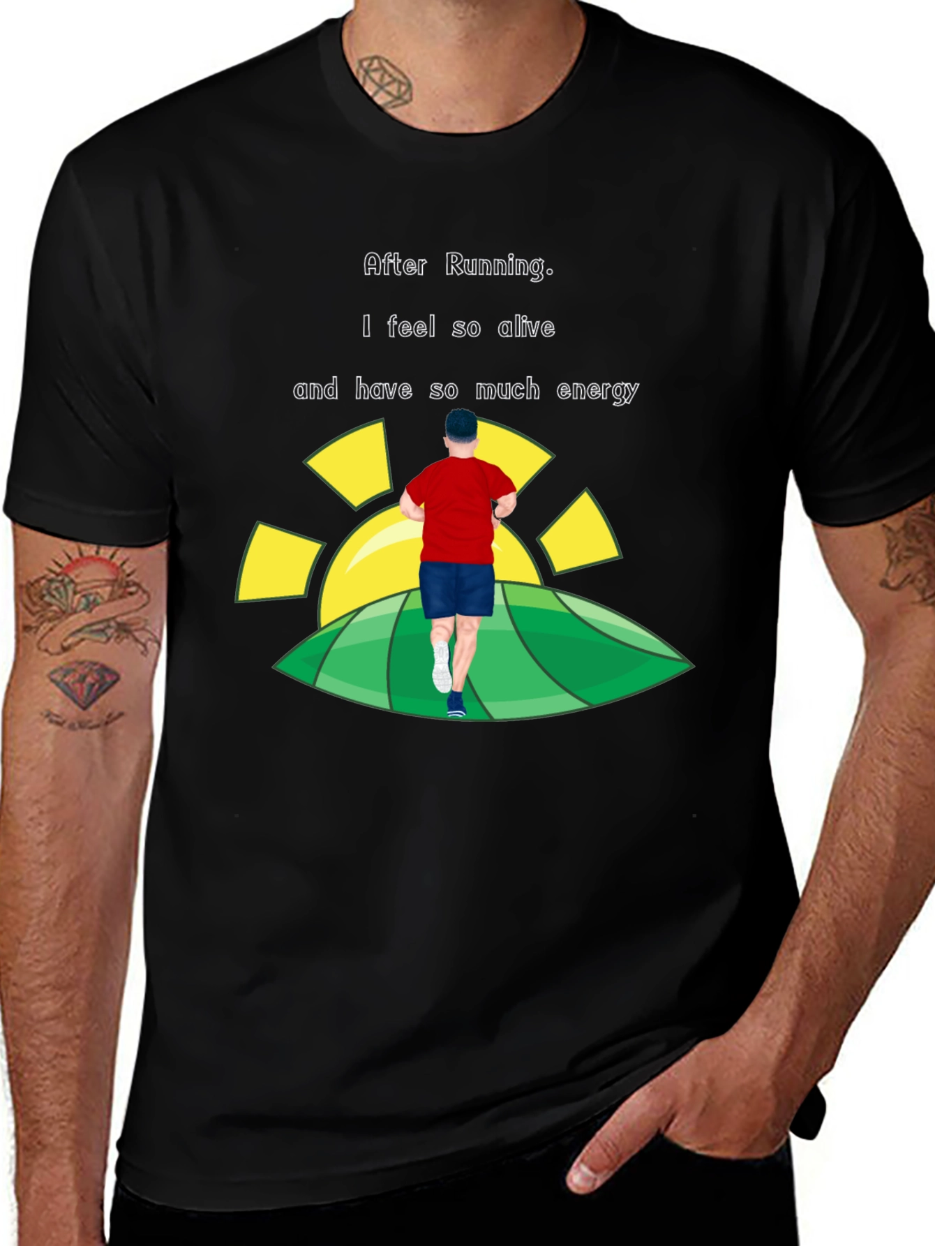 After Running Tee: Alive & Energetic