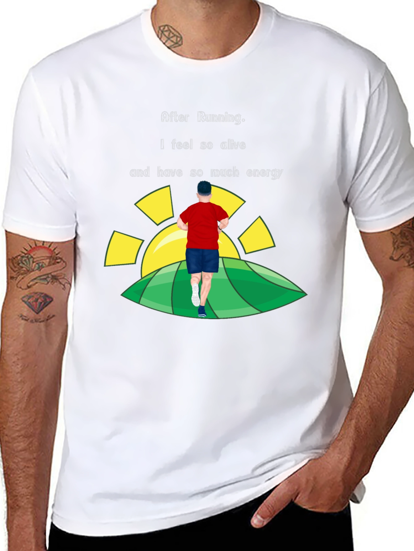 After Running Tee: Alive & Energetic