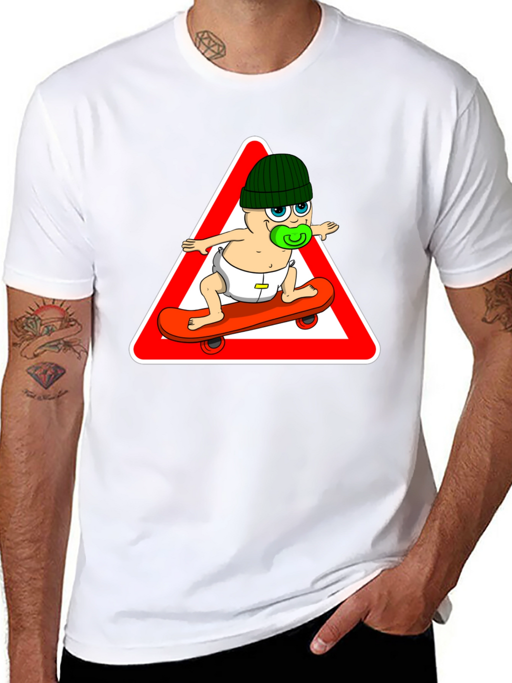 Baby Skateboarder Graphic Tee