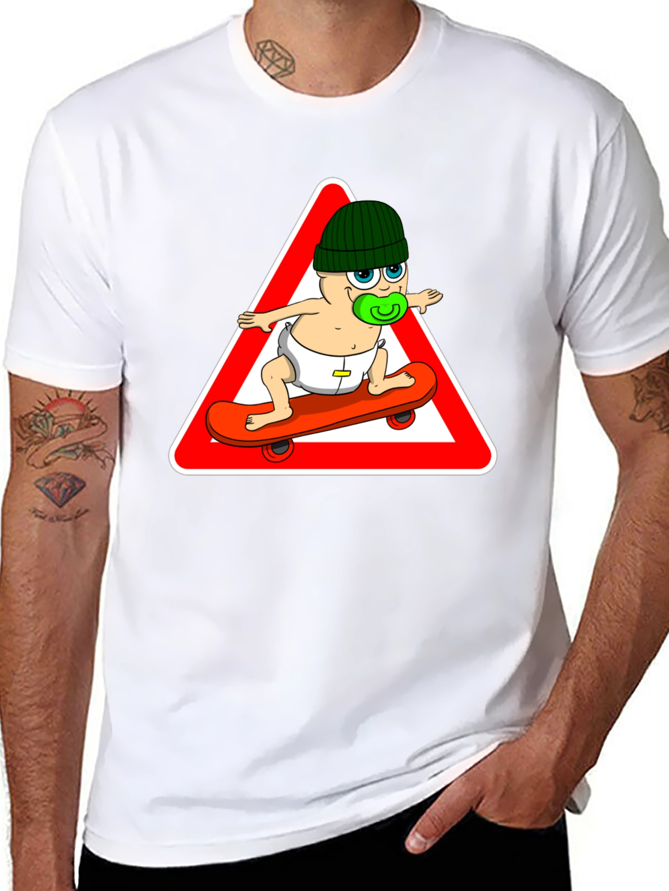 Baby Skateboarder Graphic Tee