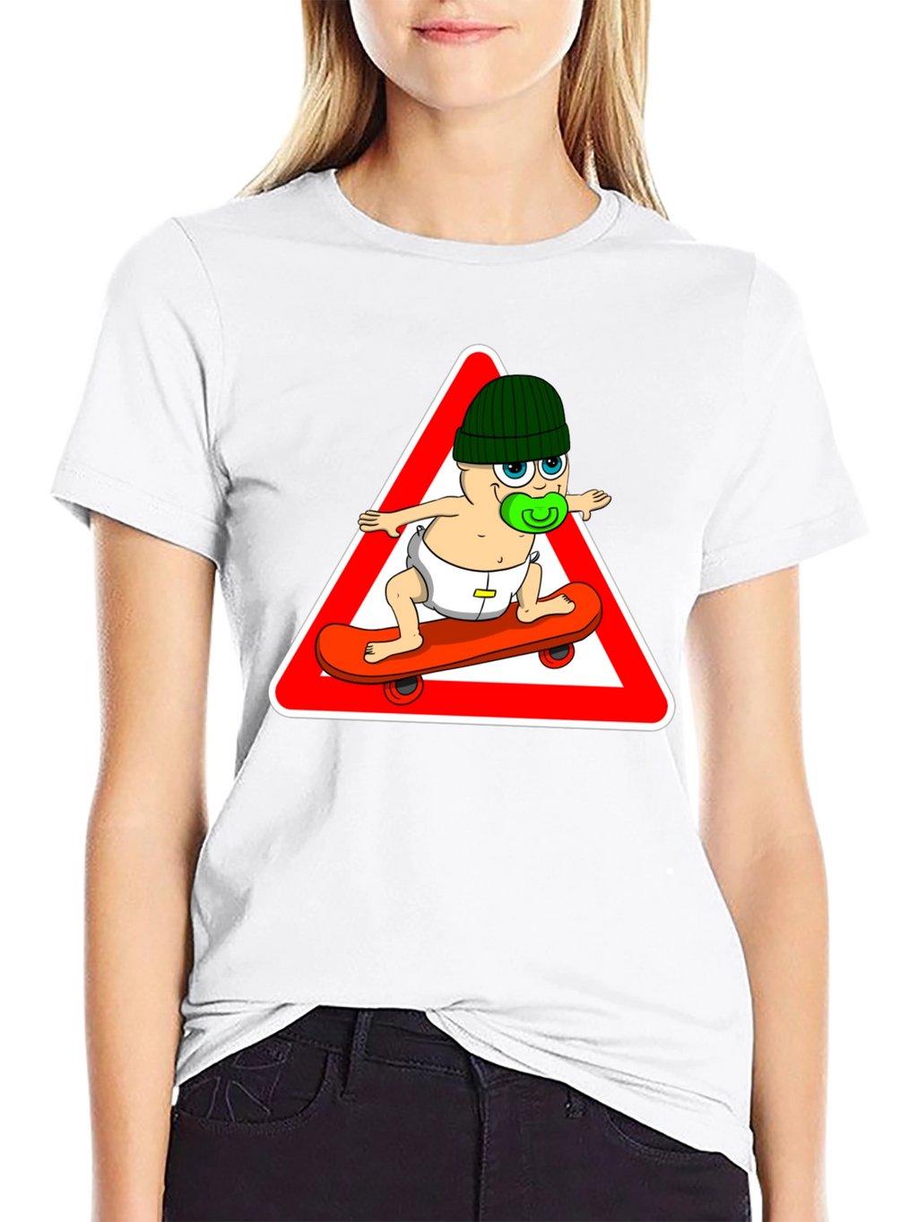 Baby Skateboarder Graphic Tee