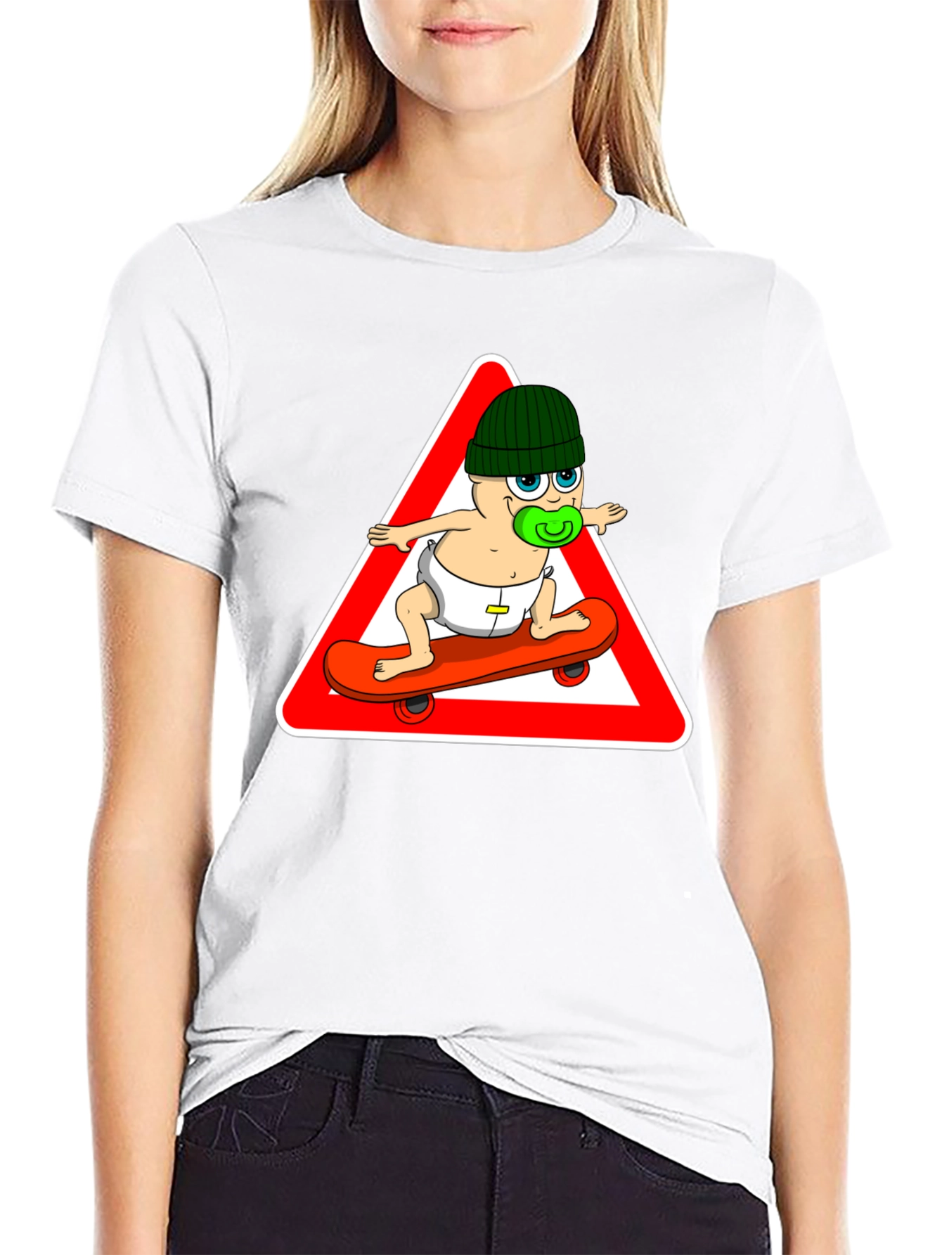 Baby Skateboarder Graphic Tee