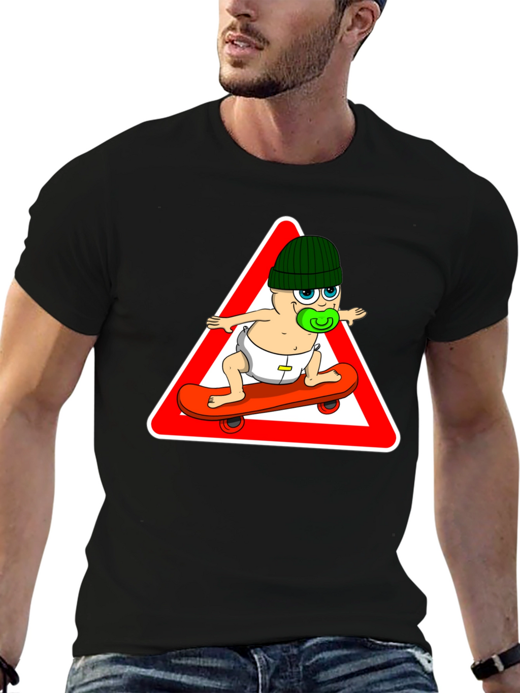 Baby Skateboarder Graphic Tee